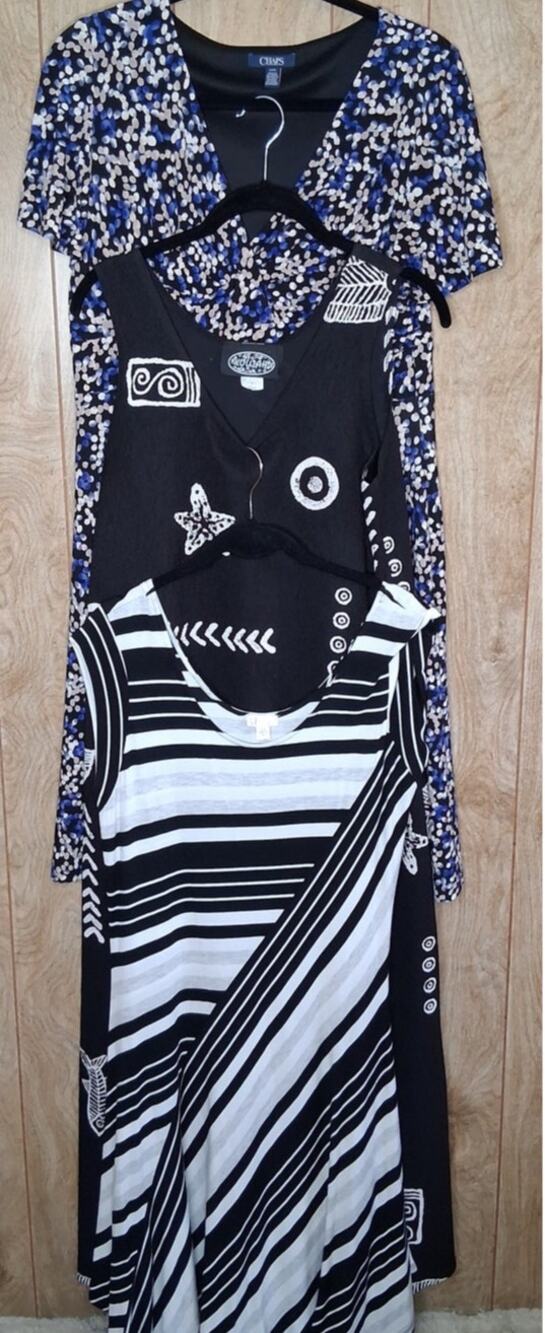 Lot of 3 Dresses Size Large and Medium Perfect For Many Occasions In Life